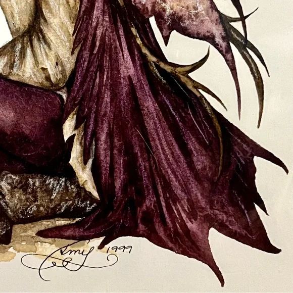 Amy Brown Always 1999 fairy art print | VTG Y2K collectible out of print unused - Picture 4 of 5